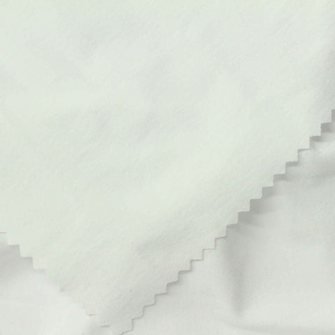 100% Polyester Jersey Knit Fabric, 170 gsm, 170 cm — White