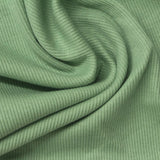 Cotton Stretch Rib Knit Fabric, 280 gsm, 116 cm — Green — photo 1