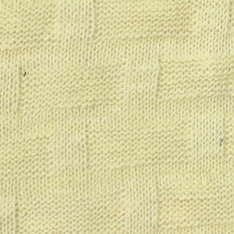 Light Yellow Tone-on-Tone Pointelle Knit, Cotton