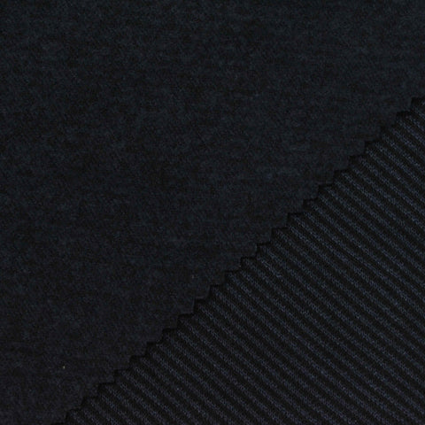 Polyester Stretch Knit Fabric, 265 gsm, 166 cm — Navy