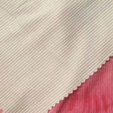 Pink Floral Rib Knit, Viscose — photo 1