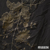 Gold Floral Knit, Polyester — photo 1