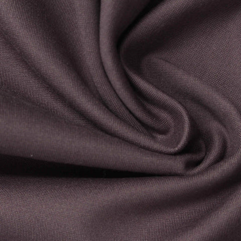 Viscose Nylon Stretch Ponte Knit Fabric, 350 gsm, 160 cm — Purple