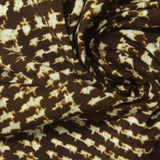 Brown Horizontal-Dash Knit, Tencel Lyocell — photo 1