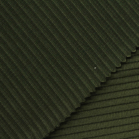 Polyester Stretch Knit Fabric, 285 gsm, 155 cm — Green
