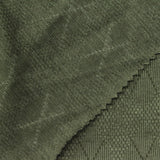 Green Vertical-Line Jersey Knit, Poly-Viscose — photo 1