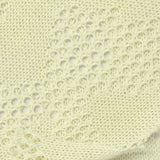 Cream Openwork-Diamond Pointelle Knit, Poly-Cotton — photo 1