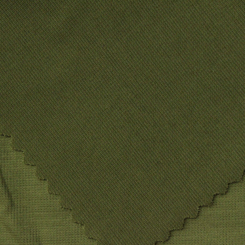Ponte Knit Fabric, 185 gsm, 150 cm — Green