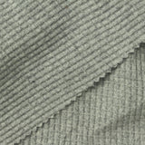 Grey Marl Waffle Knit, Cotton-Poly — photo 1
