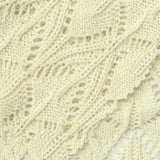 Cream Openwork Pointelle Knit, Poly-Cotton, 340 gsm, 150 cm — photo 1
