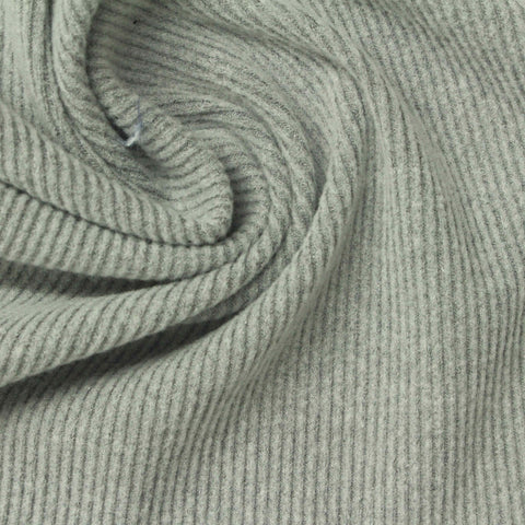 Polyester Stretch Rib Knit Fabric, 210 gsm, 160 cm — Green, ref EF-260722