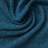 Polyester Stretch Crepe Fabric, 180 gsm, 145 cm — Blue — photo 1