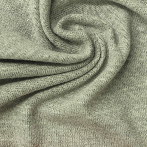 Light Grey Marl Jersey Knit, Poly-Viscose, 165 gsm