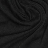 100% Polyester Jersey Knit Fabric, 120 gsm, 145 cm — Black — photo 1