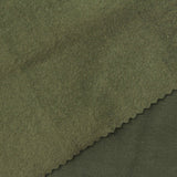 Brushed Cotton Polyester Stretch French Terry Fabric, 340 gsm, 180 cm — Green — photo 1