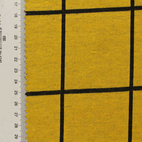 Black Grid Jacquard, Polyester, 282 gsm