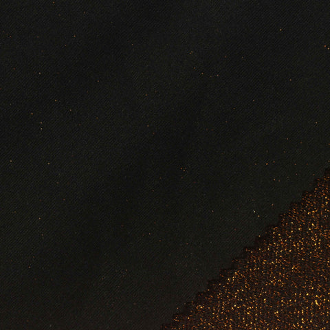Nylon Metallic Stretch Knit Fabric, 210 gsm, 160 cm — Brown