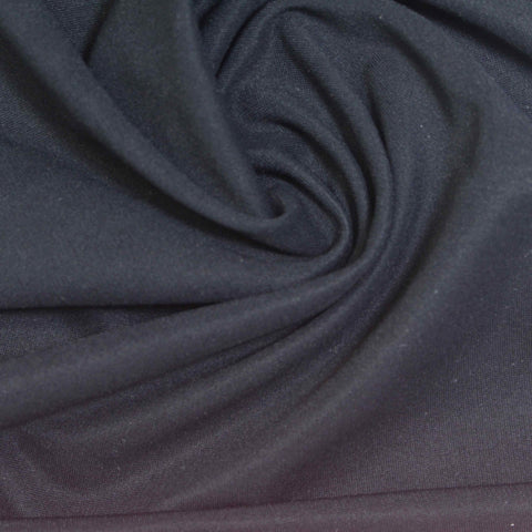 Polyester Stretch Ponte Knit Fabric, 200 gsm, 170 cm — Navy