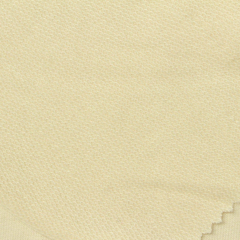 Polyester Stretch French Terry Fabric, 205 gsm — Beige