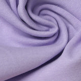 Cotton Stretch Rib Knit Fabric, 290 gsm, 152 cm — Purple — photo 1