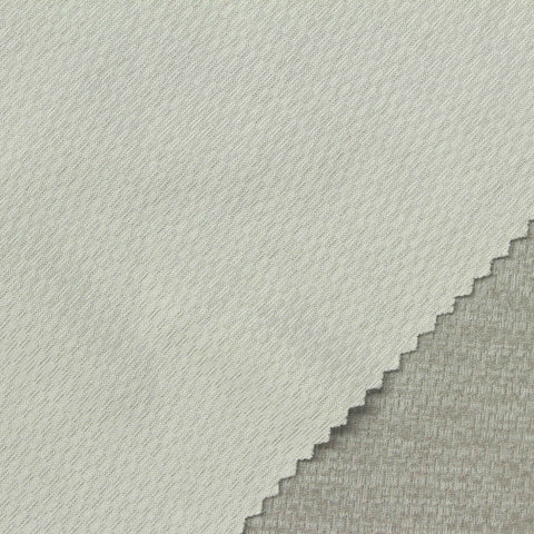 Light Beige Tone-on-Tone Birdseye Knit, Polyester