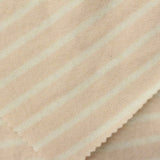 Beige Stripe Jersey Knit, Polyester — photo 1