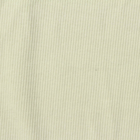 Polyester Cotton Stretch Rib Knit Fabric, 381 gsm, 131 cm — Beige