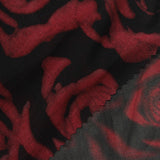 Red Abstract Mesh, Polyester — photo 1