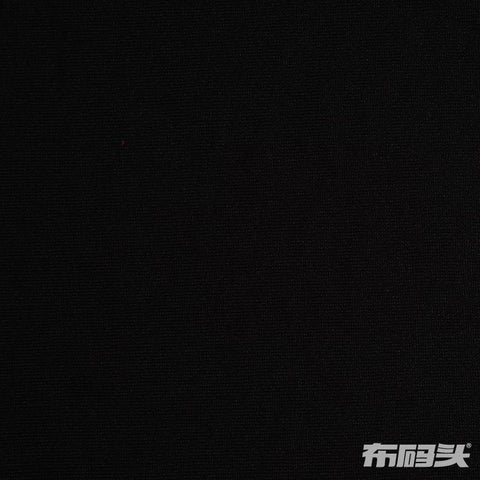 100% Stretch Chunky Knit Fabric, 190 gsm, 160 cm — Black