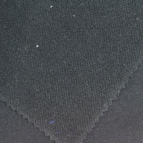 Dark Grey Marl French Terry, Cotton-Poly, 305 gsm