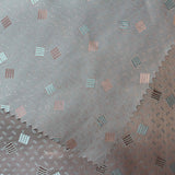 Blue Squares Jacquard, Poly-Viscose — photo 1
