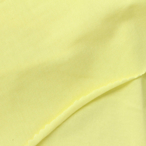 100% Cotton Jersey Knit Fabric, 175 gsm, 180 cm — Yellow