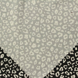 Black Leopard Milk Silk Knit, Polyester, 190 gsm — photo 1