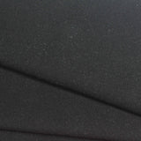 Polyester Stretch Interlock Knit Fabric, 350 gsm, 160 cm — Black — photo 1