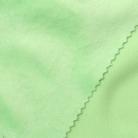 Polyester Stretch Velvet Fabric, 190 gsm, 180 cm — Green