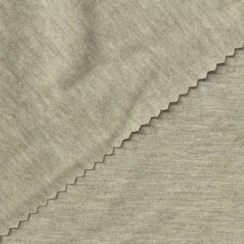 Light Beige Marl Jersey Knit, Modal