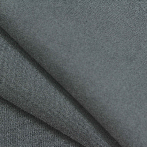 Polyester Stretch Milk Silk Knit Fabric, 560 gsm, 185 cm — Grey