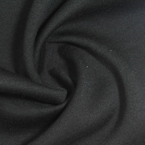 Polyester Viscose Stretch Scuba Knit Fabric, 240 gsm, 185 cm — Grey