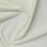 White Textured ITY Knit, Polyester — photo 1