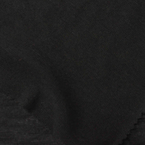 Chunky Knit Fabric, 177 gsm, 160 cm — Black