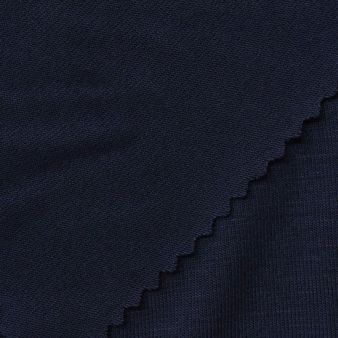 Viscose Stretch Jersey Knit Fabric, 200 gsm, 185 cm — Navy