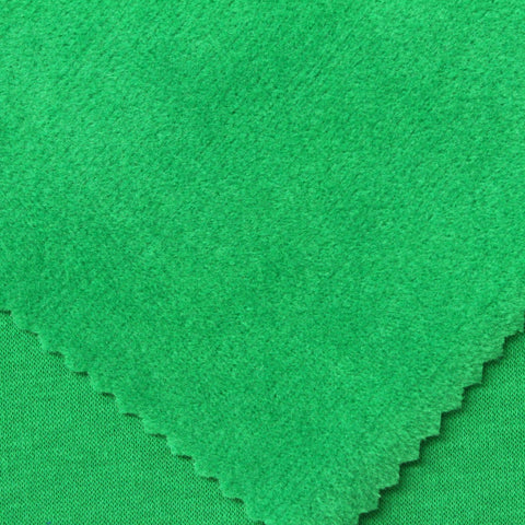Bright Green Fleece, Poly-Cotton
