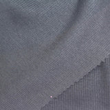 Cotton Polyester Stretch Rib Knit Fabric, 248 gsm, 135 cm — Grey — photo 1