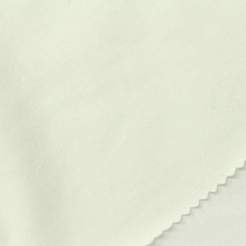 Cotton Modal Stretch Jersey Knit Fabric, 150 gsm, 170 cm — White