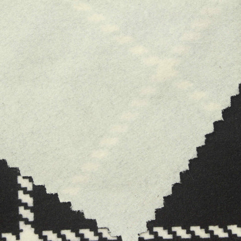Black Houndstooth Knit, Polyester, 182 gsm