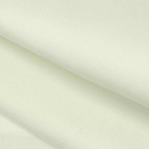 Polyester Stretch Faux Suede Fabric, 280 gsm, 155 cm — White