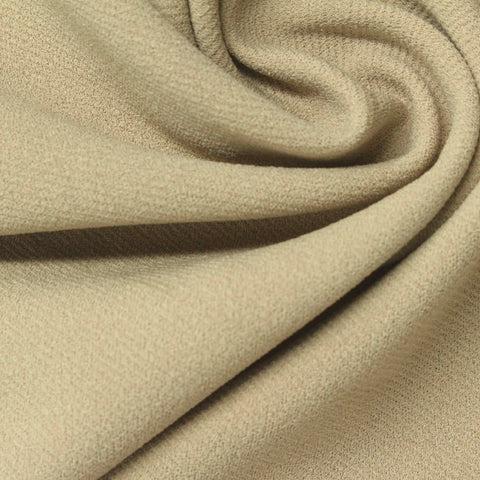 Polyester Stretch Knit Fabric, 250 gsm, 160 cm — Beige