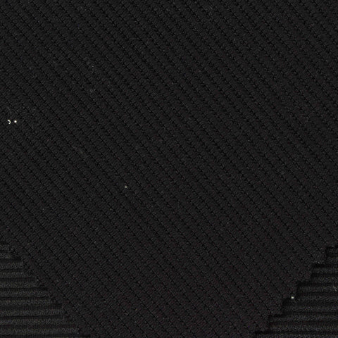 Polyester Stretch Knit Fabric, 278 gsm, 158 cm — Black