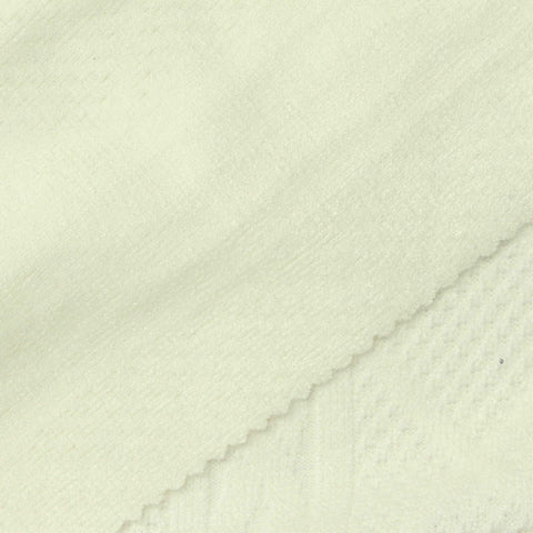 Jacquard Viscose Polyester Blend Stretch Pointelle Knit Fabric, 350 gsm — Green