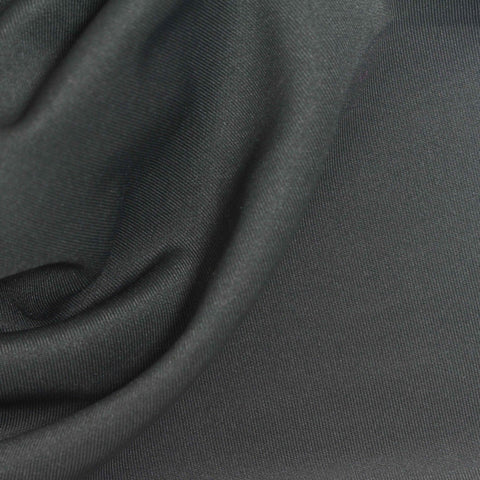 Polyester Stretch Scuba Knit Fabric, 270 gsm, 155 cm — Grey